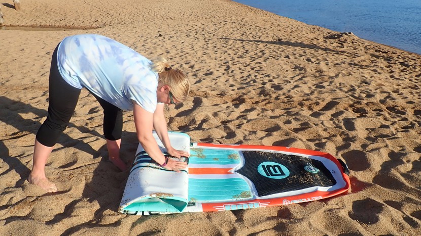 paddle board - from unboxing to repacking we inflate and deflate every board using...