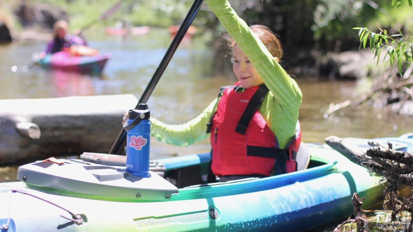 wilderness systems pungo 120 - the removable deck pod has space for gadgets, drinks and has its...