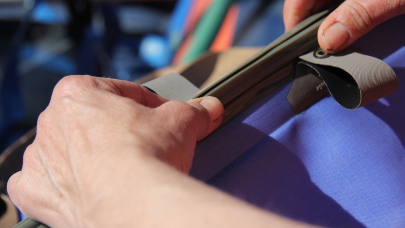 dry bag - to open the colorado duffel, make a purposeful s-kink in the seal...