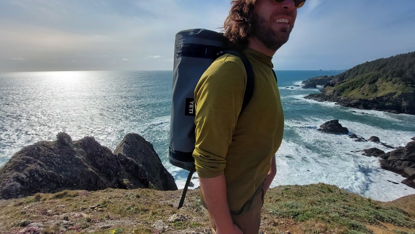 dry bag - from beaches to lakes to rivers, we took our dry bags everywhere.