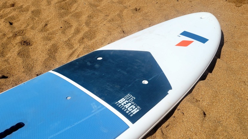 tahe beach performer - some wear and tear is visible on the deck pad.