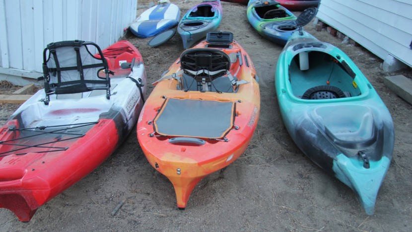 kayak - a replaceable stern skid plate can come in handy to extend the life...