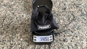 Even with the case, the Primus Micron is extremely light.