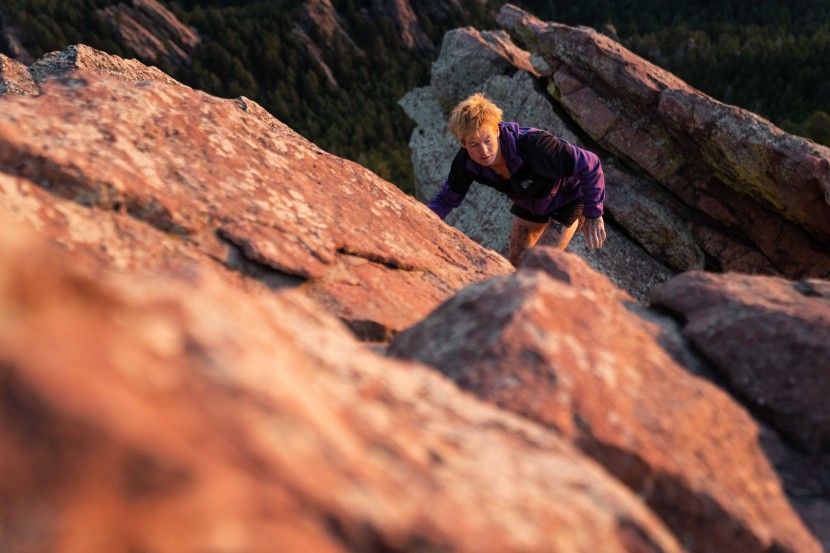 mountain hardwear stratus range full zip - the stratus felt warm without being too heavy allowing for fast...