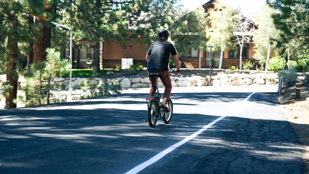 folding electric bike - whether starting from a stop or charging uphill, the blix vika+ flex...
