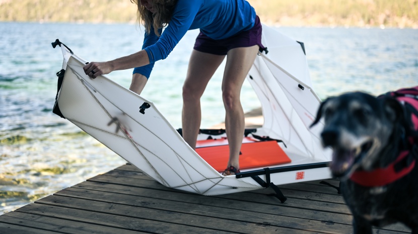 oru lake - the oru lake is so lightweight and leaves no pieces behind after set...