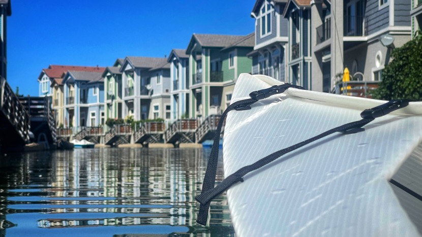 oru lake - the very small deck and large open cockpit of the oru lake make it...