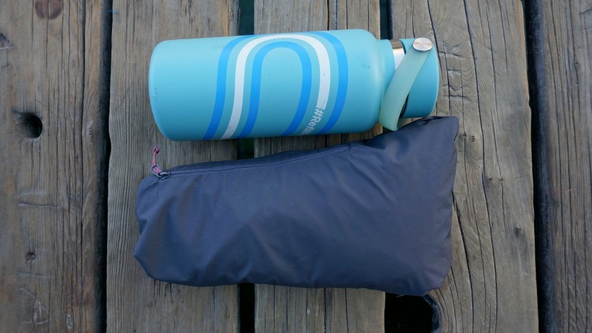 rab downpour for women - the rab downpour's pocket is on the long side, but it packs pretty...