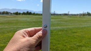 We didn't like that the Caravan employs spring-loaded pins to lock...