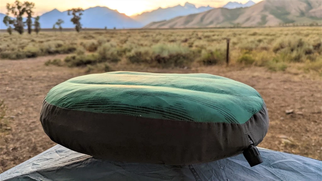 camping pillow - &#039;twas the night before our 6-dayer in the teton backcountry. the air...