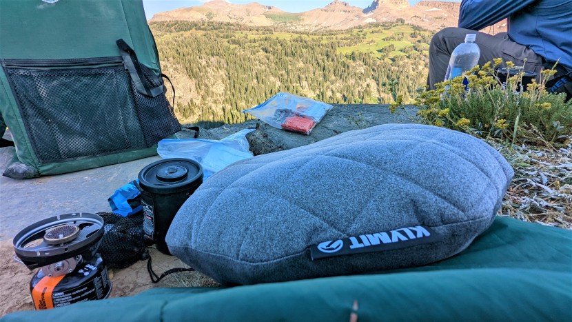 camping pillow - for its massive size (22&quot; x 12.5&quot;), we were impressed with the...