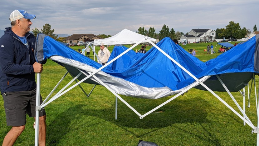 although much faster with two people, many of out testers could set...