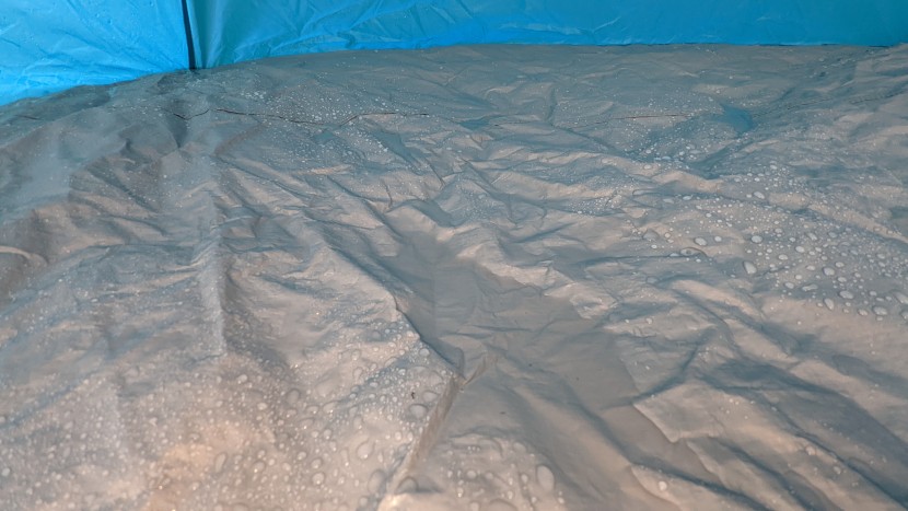 once water touches the canopy floor, it pools and stays, leaving you...