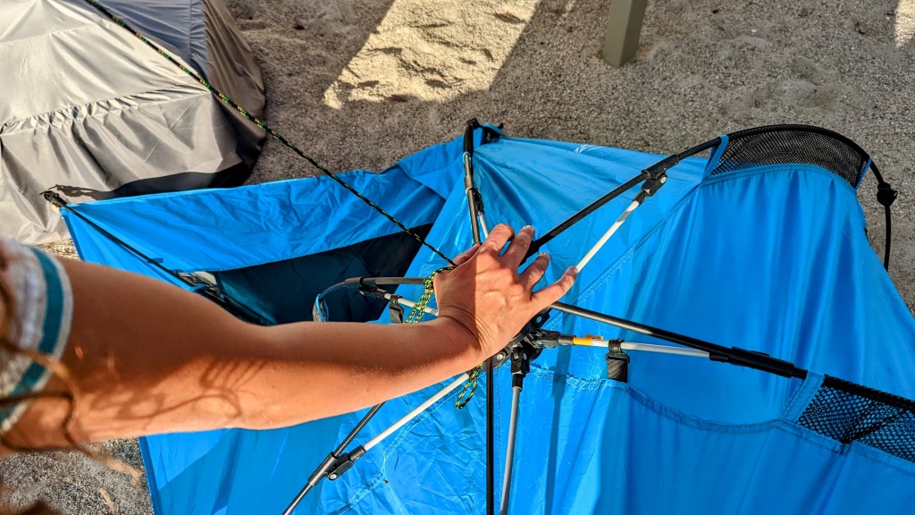 canopy tent - we recorded some of our fastest setup times with the pacific breeze...