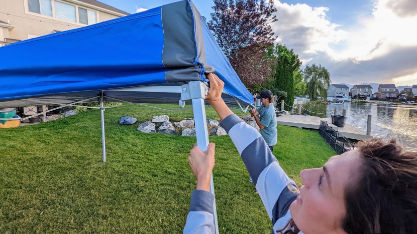 canopy tent - despite their weight and size, larger canopies like the e-z up...