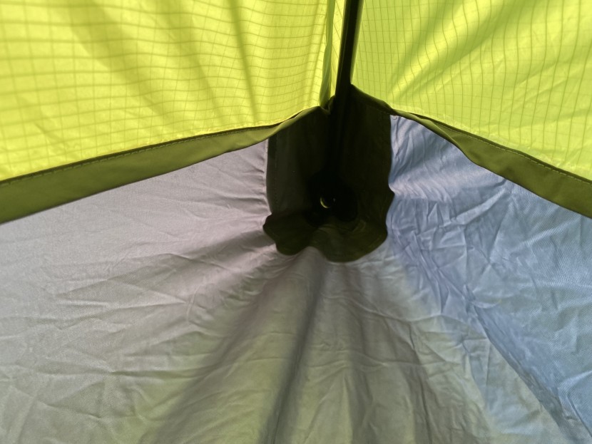 black diamond firstlight - the firstlight sets up from the inside. its poles are held in place...