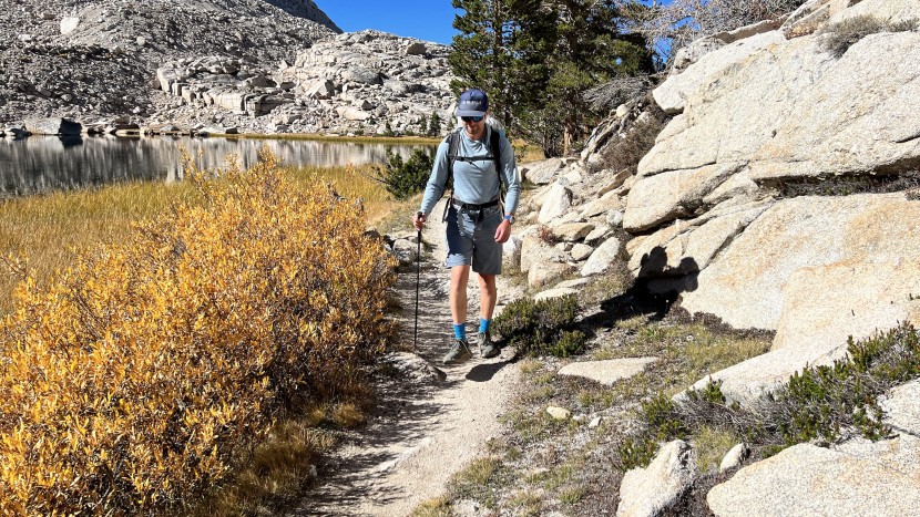 hoka anacapa low gtx - bouncing along the trail, the hoka anacapa low gtx are a joy to wear...