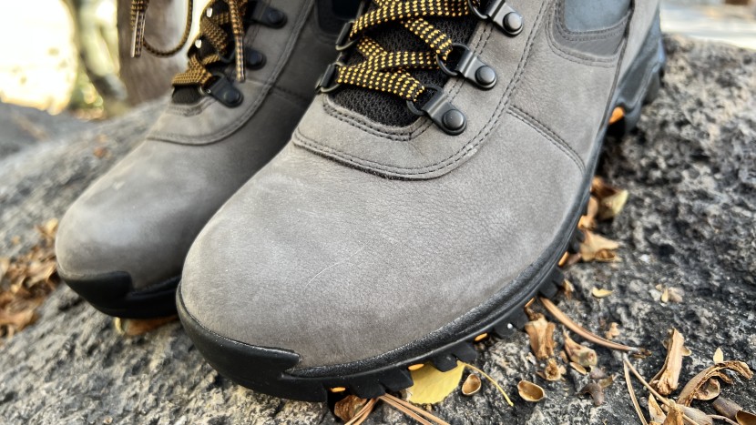 hiking boots men - the full leather upper of the timberland mt. maddsen mid should do...