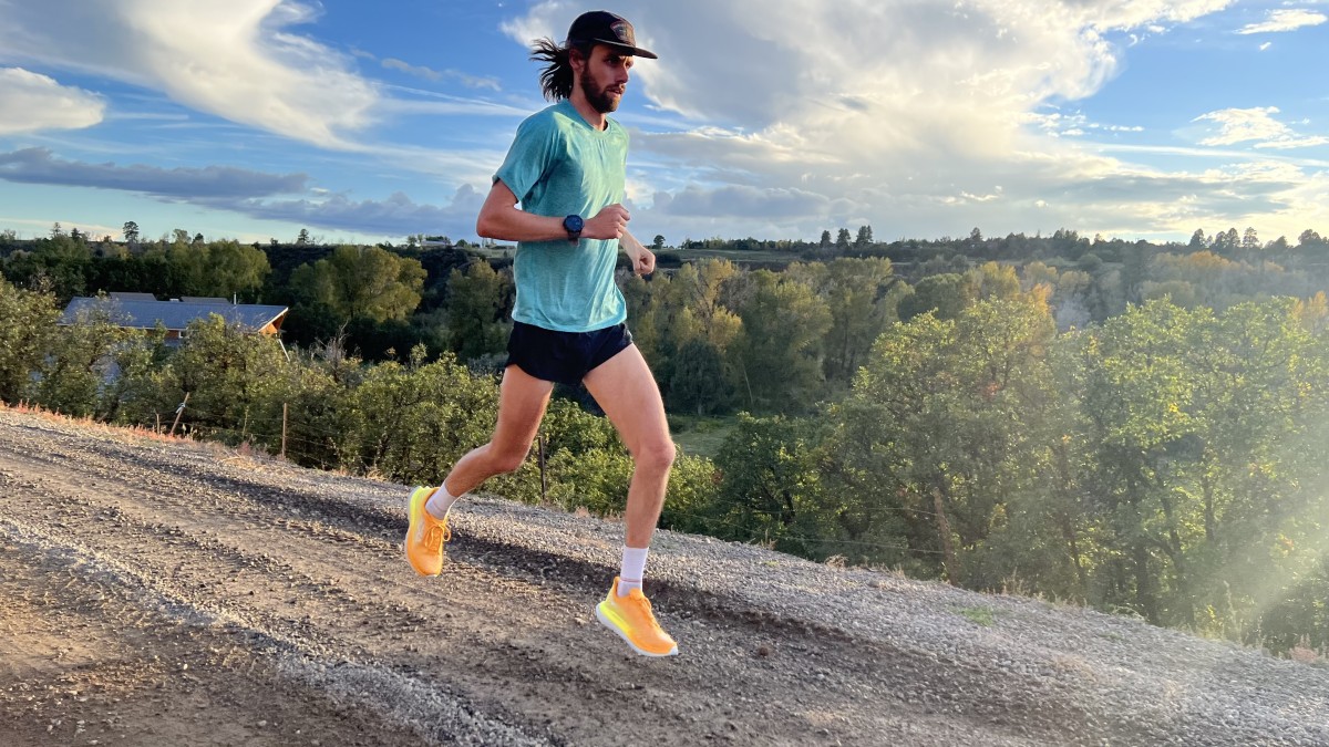 Running Gear Review (The Hoka Mach 5 is a joy to run in. We love its neutral but fast feel, thanks in part to how light it is.)