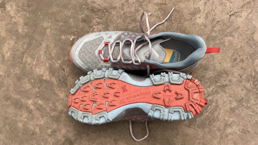 la sportiva bushido ii for women - the forward-facing lugs cut down on the bushido&#039;s ability to grip...