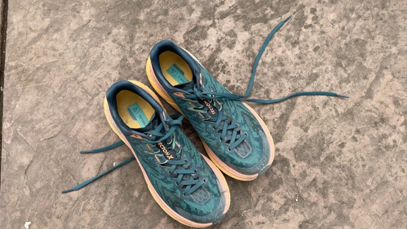 hoka tecton x trail for women - the extra-long lace bed helps you secure your shoe exactly how you...