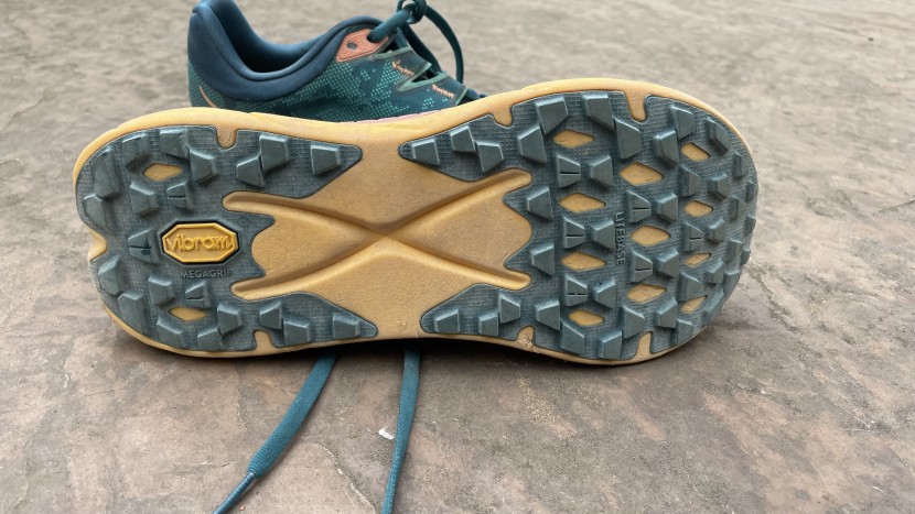 hoka tecton x trail for women - the wide outsole and multi-directional lug pattern help you grip the...