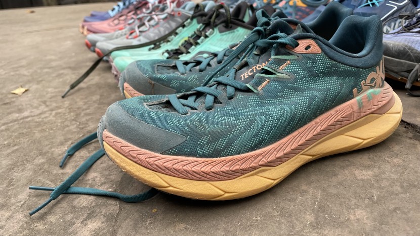 hoka tecton x trail for women - for a semi-maximalist shoe, the foot protection is minimal but...