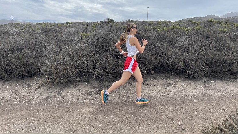 hoka tecton x trail for women - hard-packed trails and loose scree are both handled with relative...