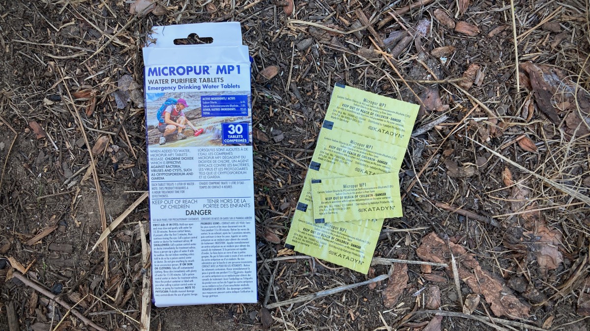 katadyn micropur purification tablets backpacking water filter review