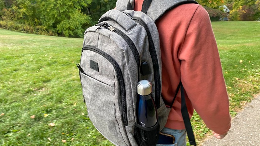 matein travel - decent shoulder straps and padding along the back make this pack...