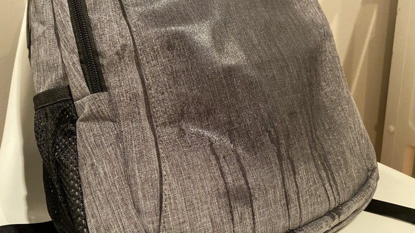 matein travel - the exterior fabric absorbs water pretty quickly but there are...