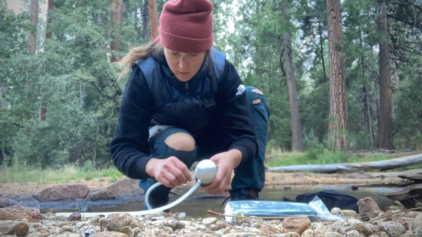 katadyn pocket - the katadyn pocket takes a little extra time for setup then other...