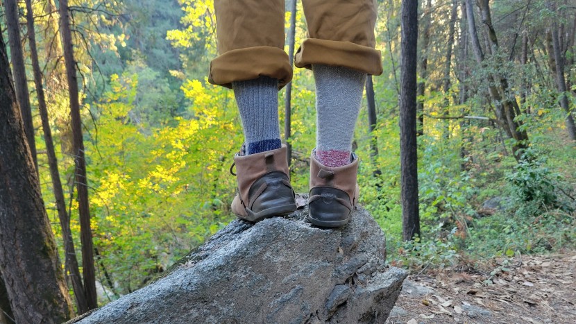 smartwool classic mountaineer maximum cushion - we hiked to compare our two thickest socks side by side. the rei...
