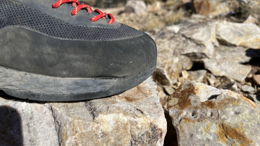 approach shoes - the tx guide was still being broken in when our lead tester noticed...