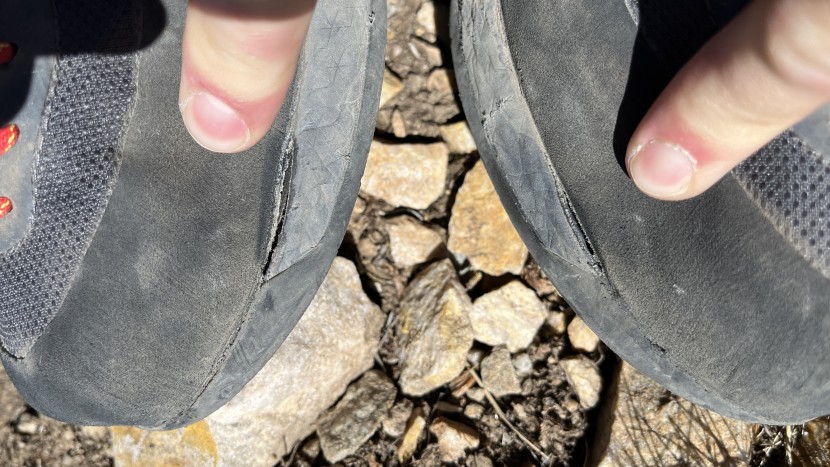la sportiva tx guide - we found bilateral delamination in the midsole underneath the big...