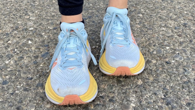 hoka bondi 8 for women - the 36 mm underfoot stack and emphasis on comfort make the bondi one...