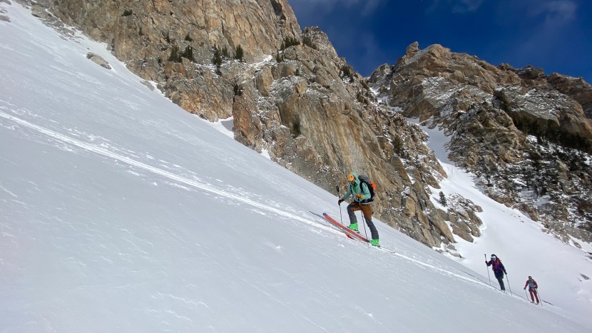 elan ripstick 106 - big boots and big skis demand more energy on the way uphill. this...