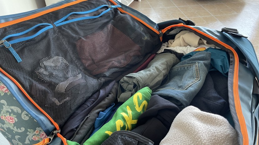 multiple internal pockets on the cotopaxi bag help organize small...