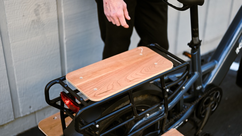 kbo ranger - the rear rack is on the small side, but the wood topper is a nice...