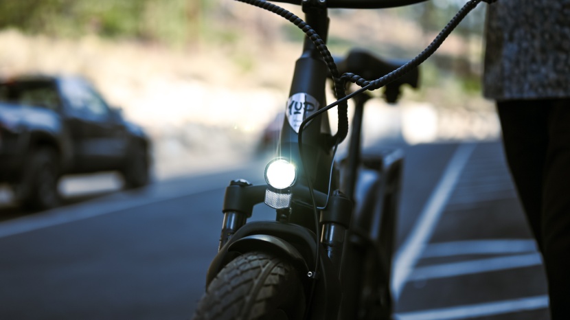 integrated lights are a great feature that helps you see and be seen...