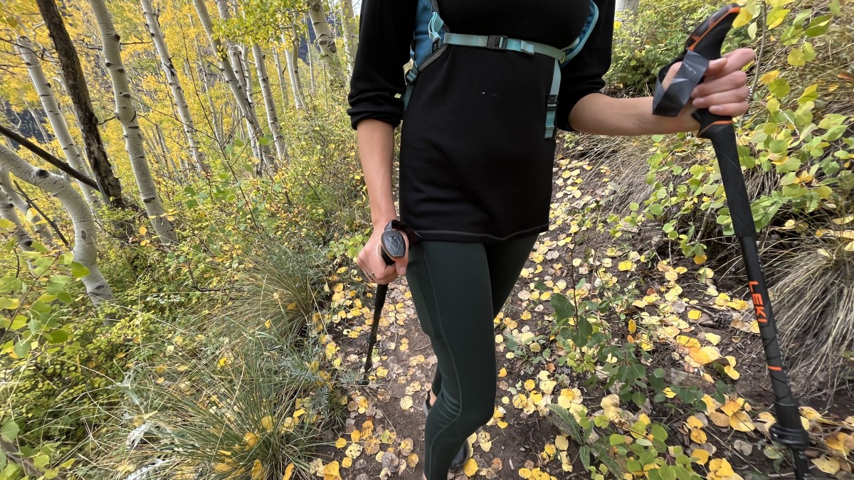 Leki Makalu Lite Review (The Leki Makalu Lite in action on a fall hike in Colorado.)