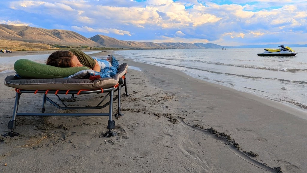 camping cot - from beaches to campgrounds, we snoozed a lot while on the job in...