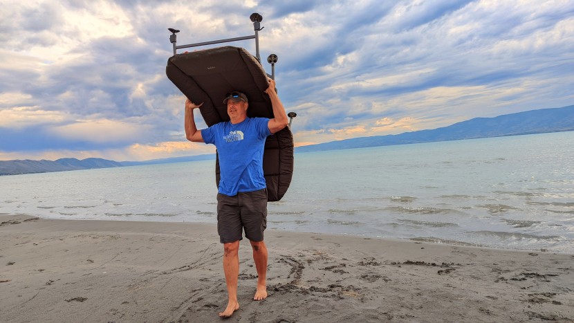 rei co-op wonderland comfort cot - this cot is heavy, making it a little more difficult to pick up and...