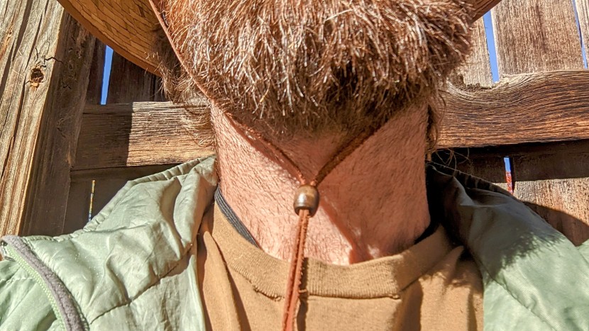 sunday afternoons islander hat - the soft leather cord and wooden bead hold the hat in place and are...