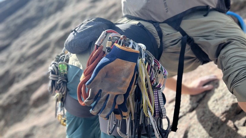 black diamond solution - the solution is versatile enough to carry a small trad rack for easy...