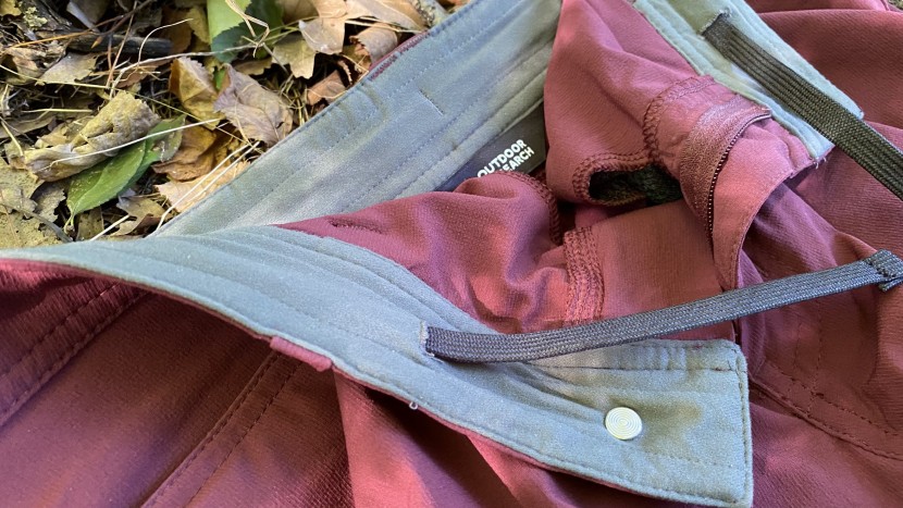 outdoor research ferrosi pants - a super-soft, felted waist liner keeps these pants from chafing even...