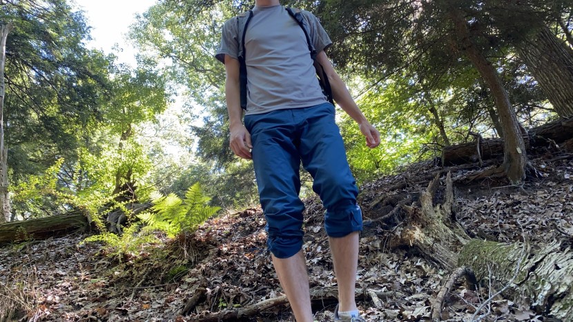 mountain hardwear chockstone pant - roll-up legs help make the chockstone a decent, versatile hiking pant.