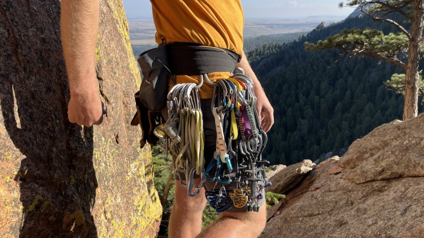 black diamond solution guide - the solution guide's gear loops are big enough to fit a single set...