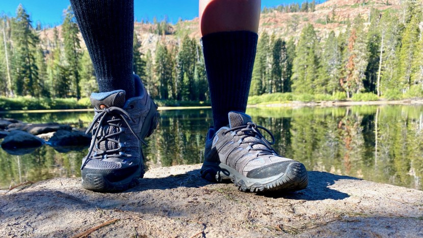 merrell moab 3 wp for women - the moab 3 offers comfort, support, and waterproof protection for an...