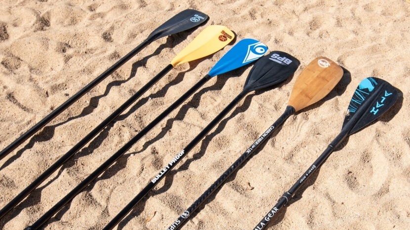 water gear - testing the best sup paddles side by side.